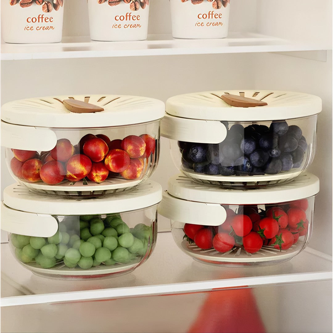 Cesto FreshMax – Drenagem e Armazenamento 2 em 1