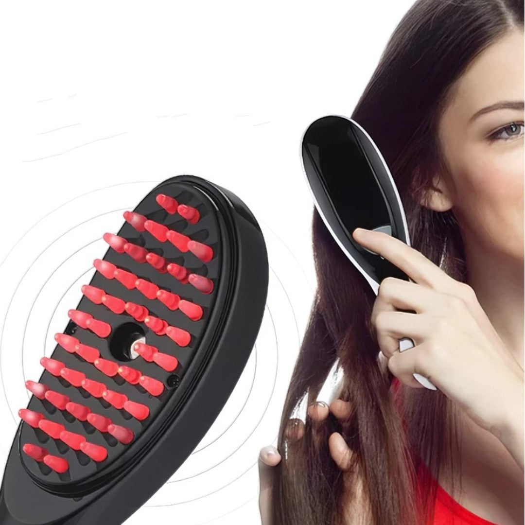 💆♀️ HairThera™ – Escova Massageadora com Laser 4 em 1 para Crescimento Capilar e Tratamento Antiqueda