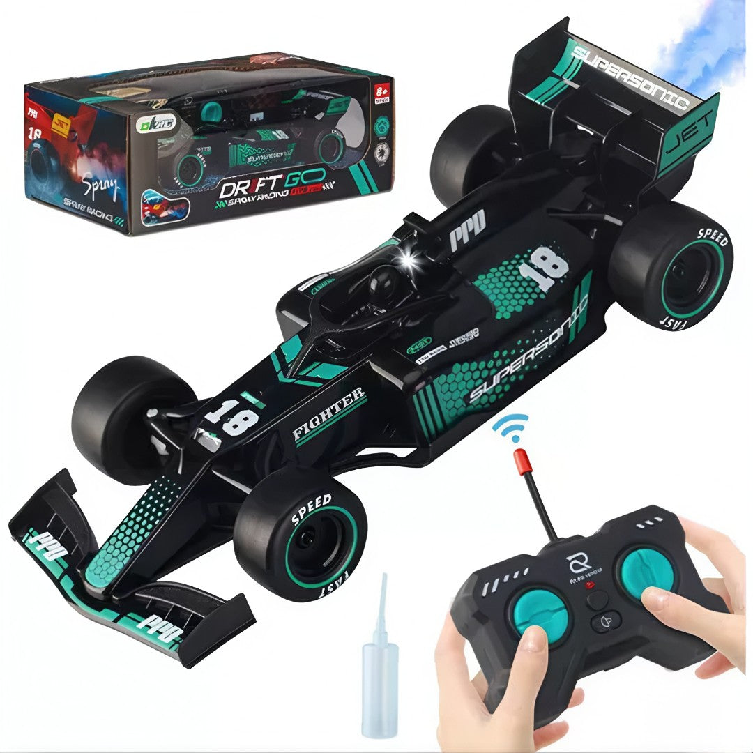 🏎️ DriftMaster F1™ – Carrinho de Controle Remoto com Drift, Fumaça e Luzes LED