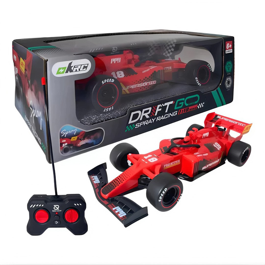 🏎️ DriftMaster F1™ – Carrinho de Controle Remoto com Drift, Fumaça e Luzes LED