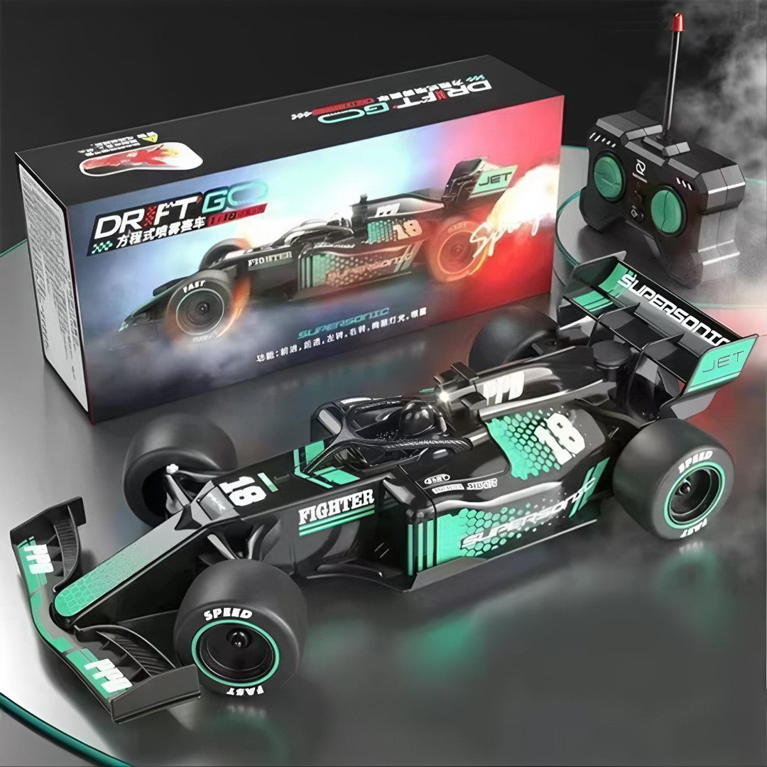 🏎️ DriftMaster F1™ – Carrinho de Controle Remoto com Drift, Fumaça e Luzes LED