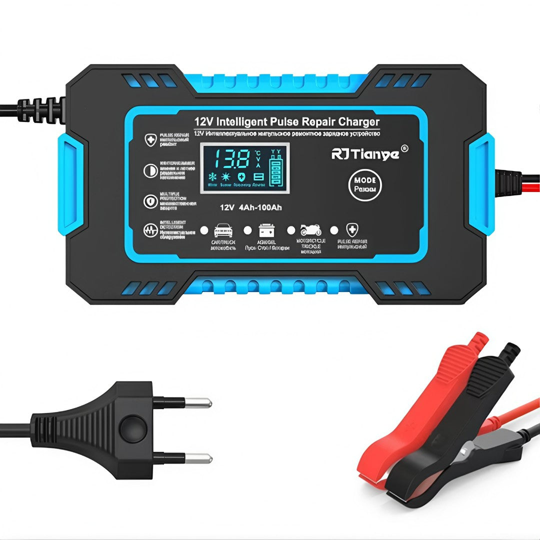AutoCharge Pro™ – Carregador Inteligente Automotivo 12V com Display Digital