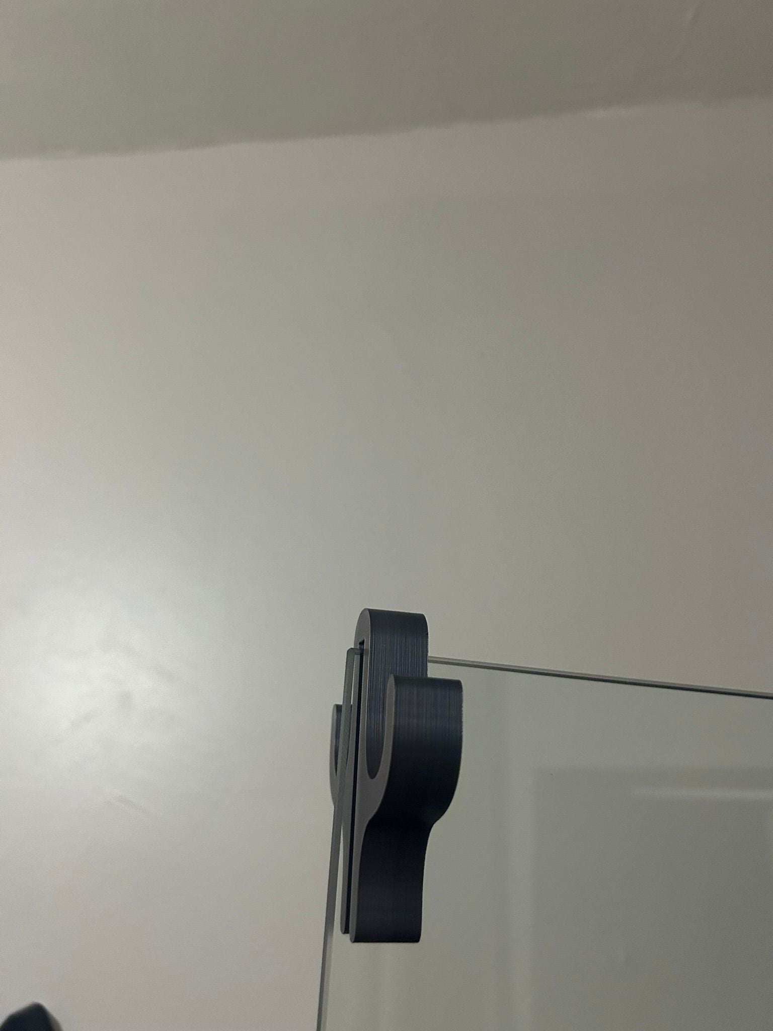 Suporte para Box de Banheiro Cactus Cinza Acetinado Brilhante – Moderno e Funcional
