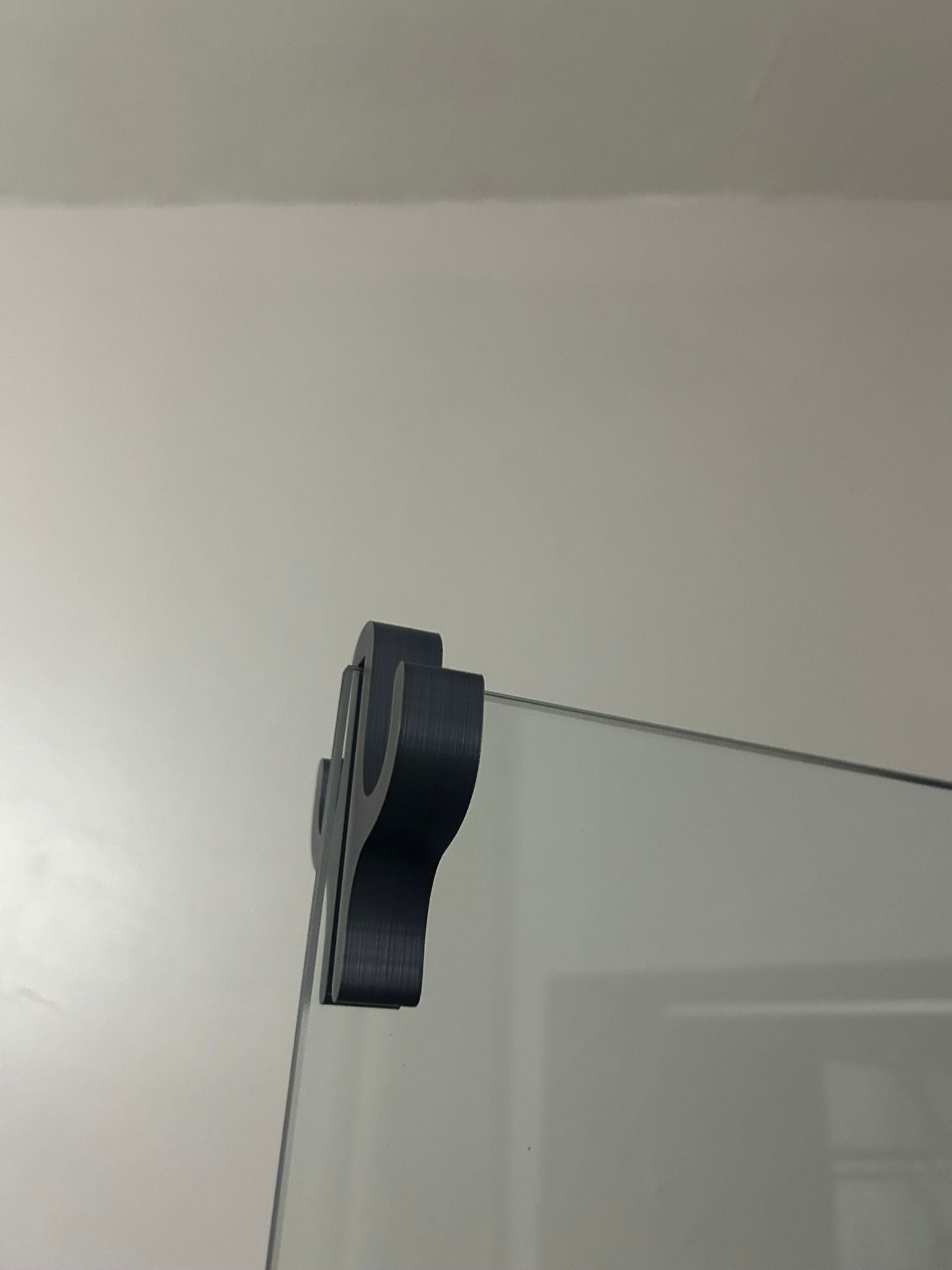 Suporte para Box de Banheiro Cactus Cinza Acetinado Brilhante – Moderno e Funcional
