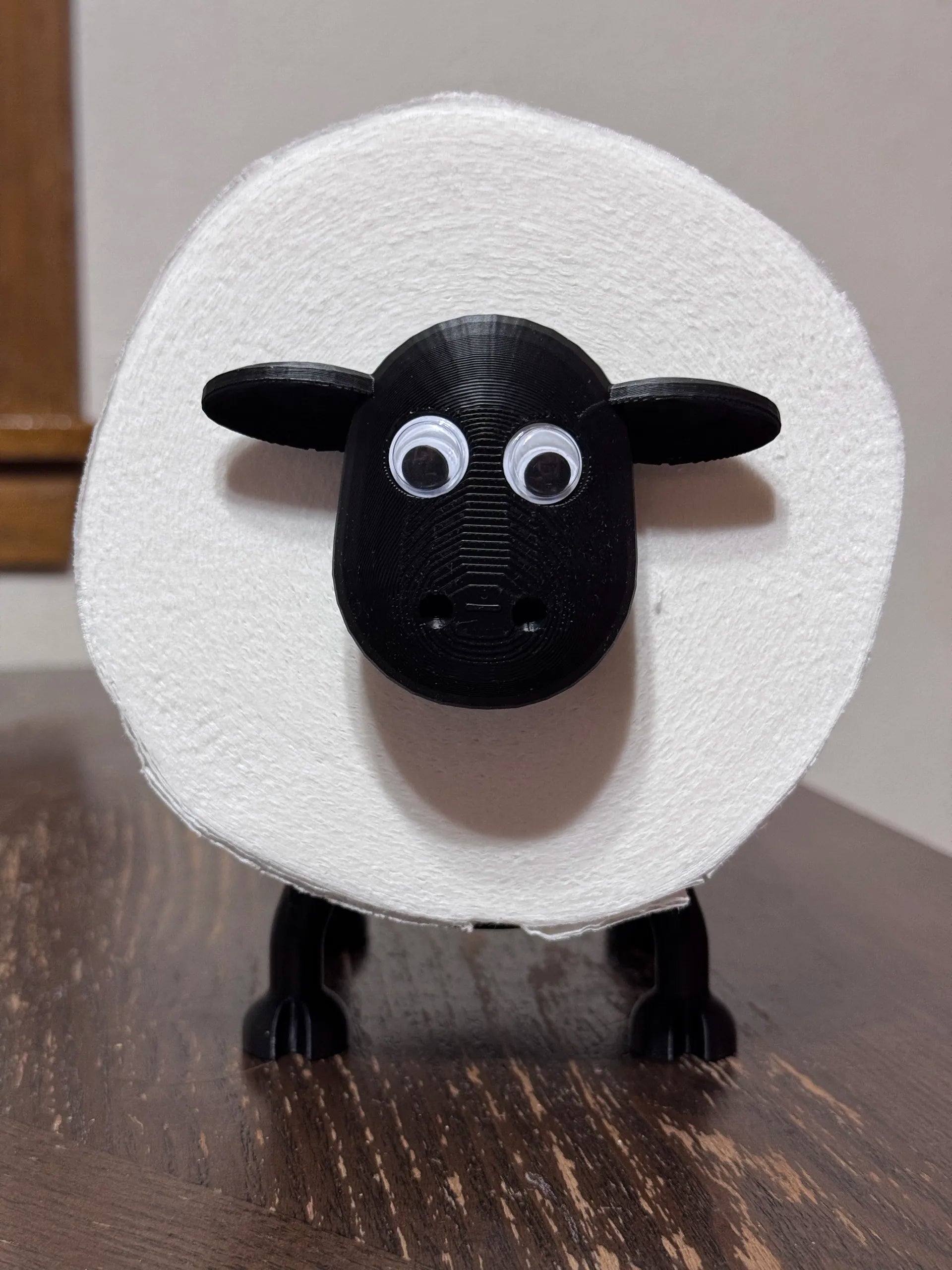 Kit 3 Peças Suporte de Papel Higiênico Divertido Ovelha
