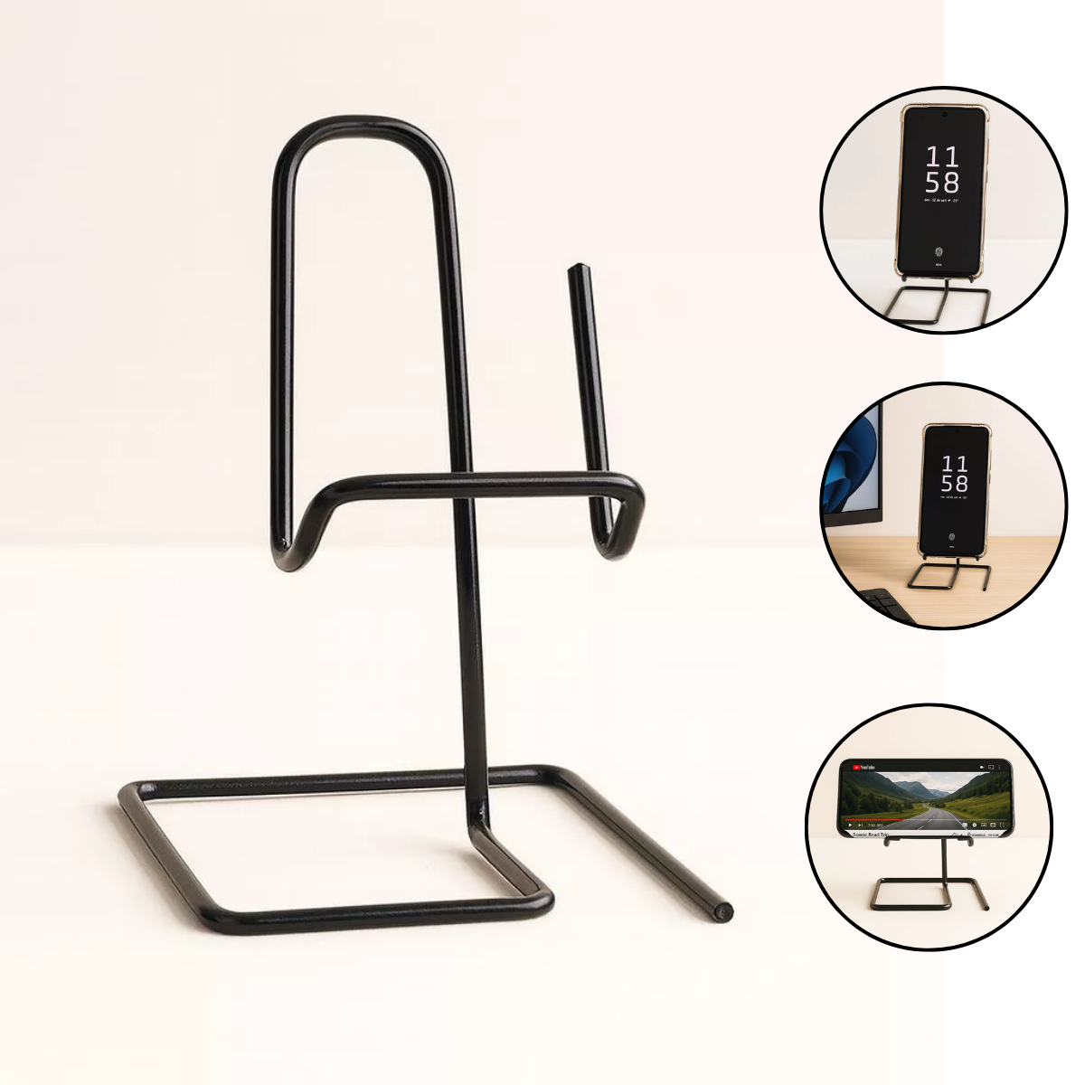 Suporte De Celular Tripé Para Mesa Ideal Para Gravação de Vídeos Mini Pedestal