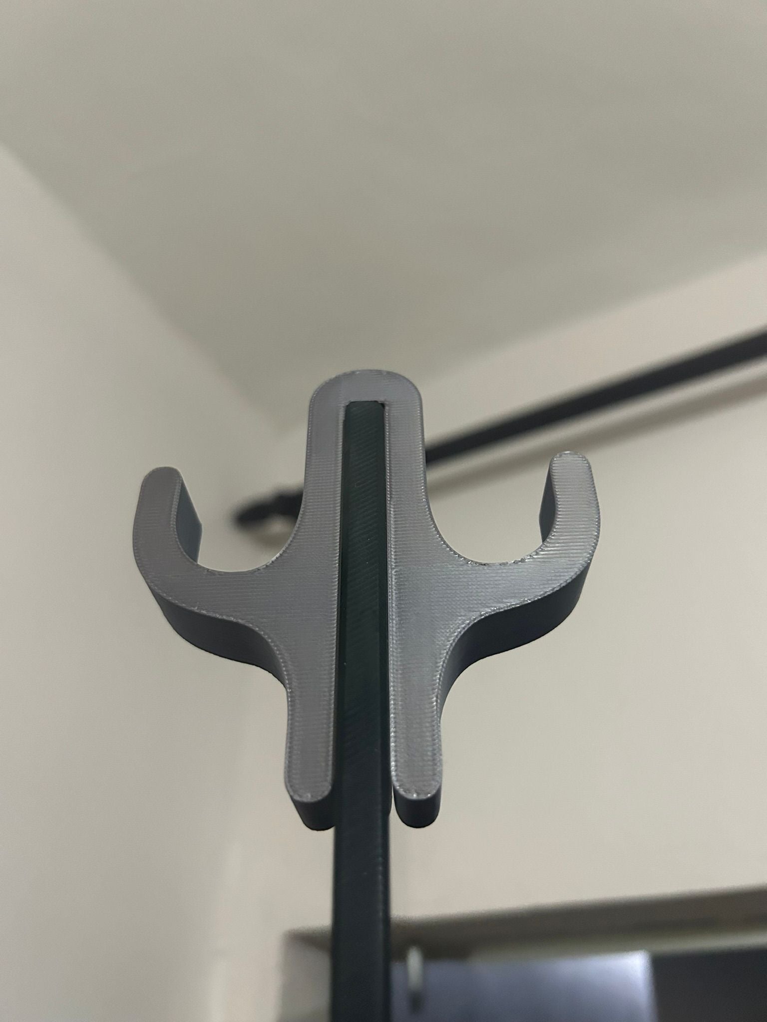 Suporte para Box de Banheiro Cactus Cinza Acetinado Brilhante – Moderno e Funcional