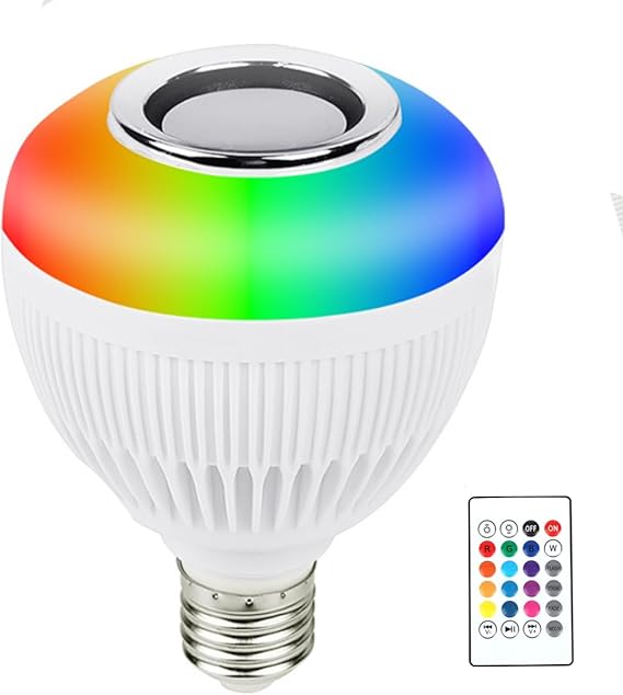 LAMPADA LED BLUETOOTH RGB C/ CONTROLE