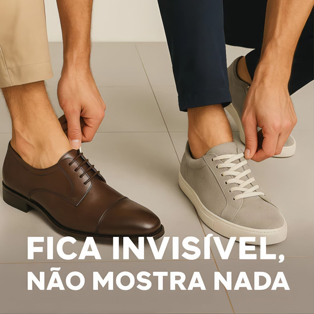 InvisibleFit™ – Kit até 12 Pares de Meias Invisíveis Unissex