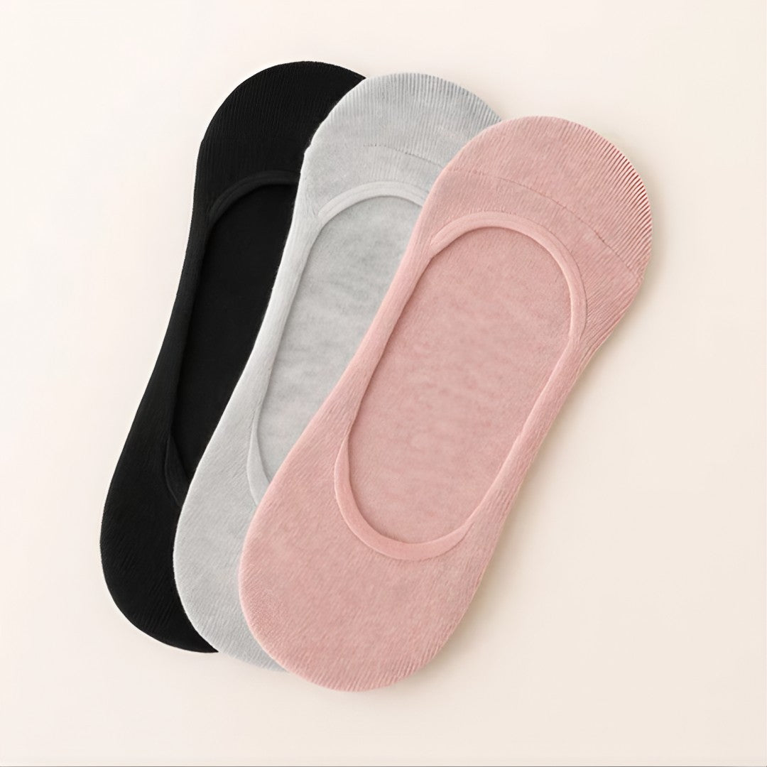 InvisibleFit™ – Kit até 12 Pares de Meias Invisíveis Unissex