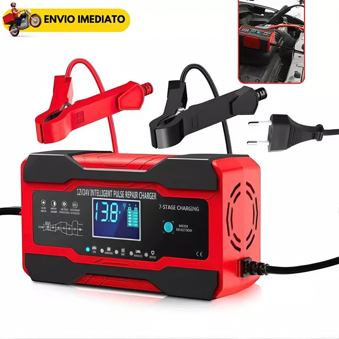 AutoCharge Pro™ – Carregador Inteligente Automotivo 12V com Display Digital