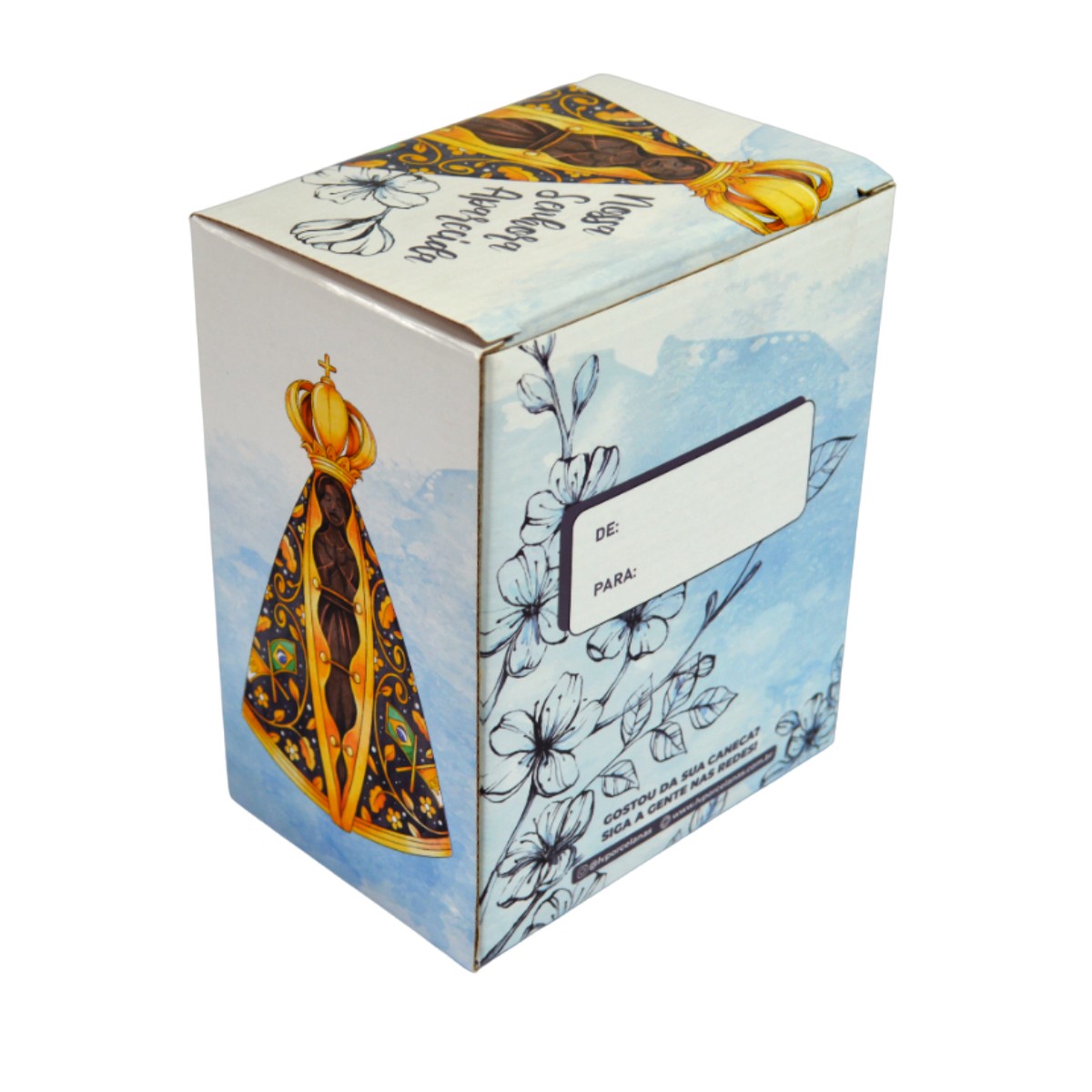 Caneca de Porcelana Aparecida Presente 220ml